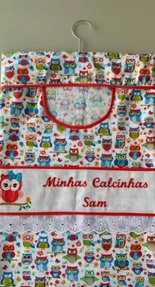 Kit Porta Calcinhas e Toalha para Cabelo