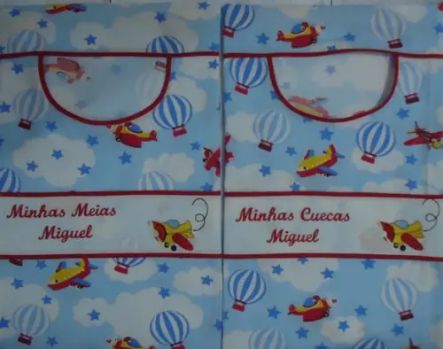 Kit Porta Cuecas e Meias para Viagem
