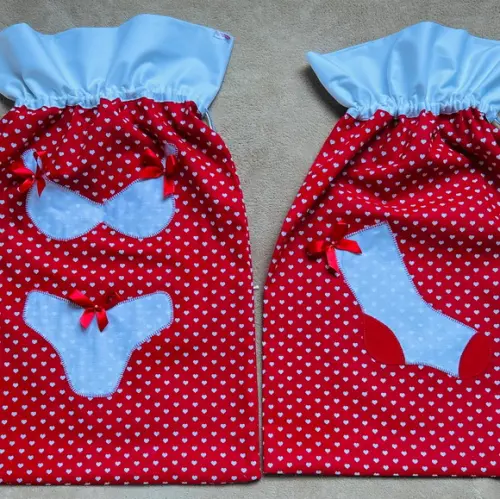 Kit Porta Lingerie e Porta Meias para Viagem
