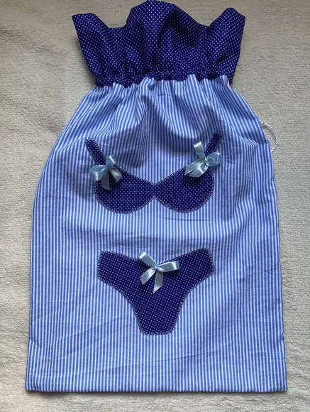 Kit Porta Lingerie e Porta Meias para Viagem