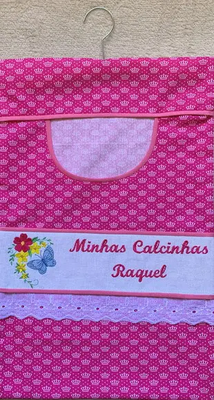 Porta Calcinhas Adulto Rosa