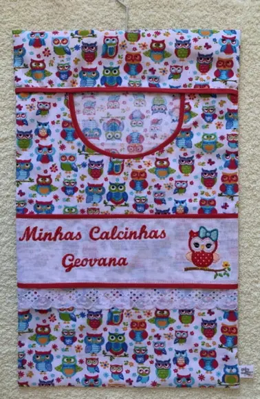 Porta Calcinhas Corujinha