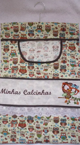 Porta Calcinhas Corujinha de Óculos