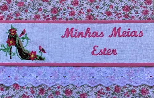 Porta Meias Adulto Feminino de Guarda Roupa