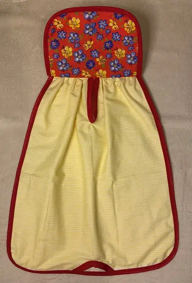 Puxa Saco sem Elástico Amarelo e Vermelho