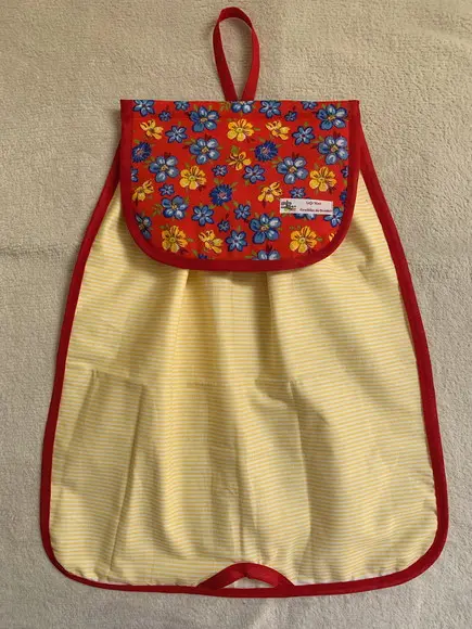 Puxa Saco sem Elástico Amarelo e Vermelho