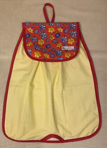 Puxa Saco sem Elástico Amarelo e Vermelho
