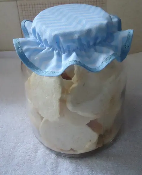 Tampinhas Decorativas em Tecido para Potes