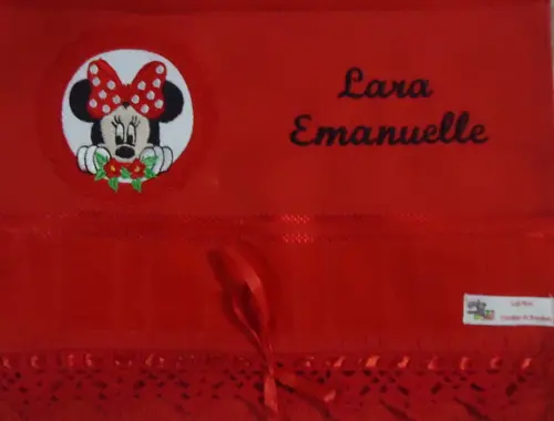 Toalha Bordada Minnie