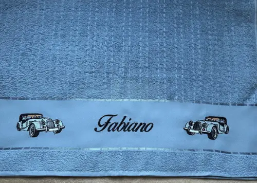 Toalha de Banho Bordada Masculino