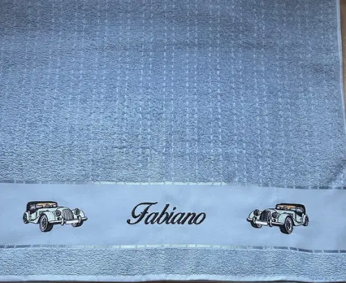 Toalha de Banho Bordada Masculino