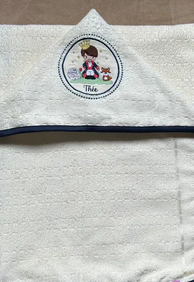 Toalha de Banho com Capuz Pequeno Príncipe