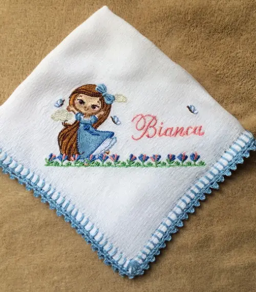 Toalha de Banho e Fralda de Boca Princesa