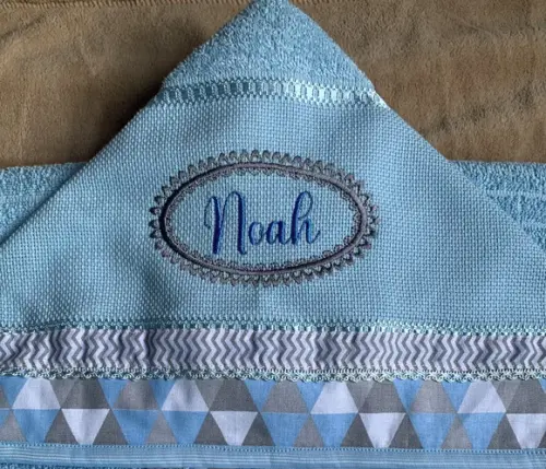 Toalha de Banho Infantil com Capuz Arca de Noé