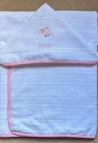 Toalha de Banho Infantil Passarinho
