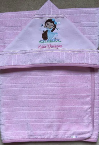Toalha de Banho Infantil Princesa