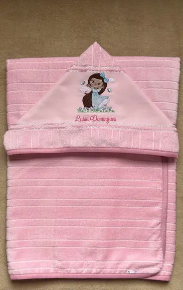 Toalha de Banho Infantil Princesa