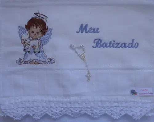 Toalha para Batizado Menino