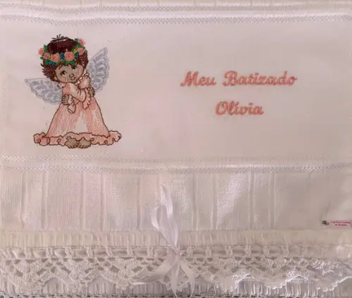 Toalha para Batizado Menina