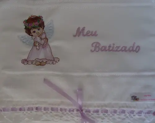 Toalha para Batizado Menina