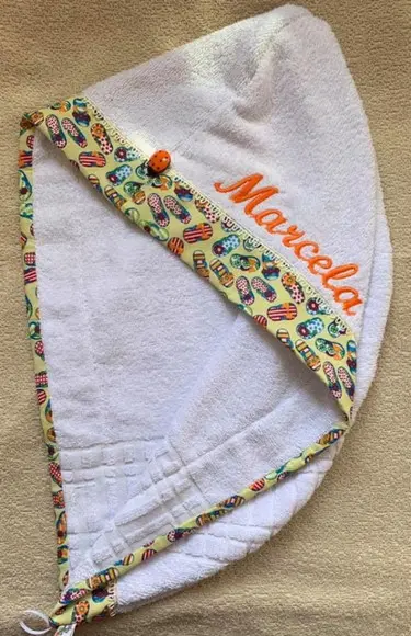Toalha para cabelo (super absorvente)