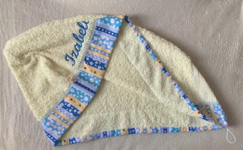 Toalha para cabelo personalizada