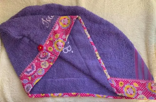 Toalha para Cabelo Personalizada Infantil