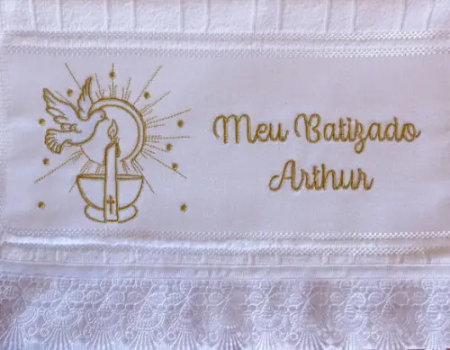 Toalhinha para Batizado