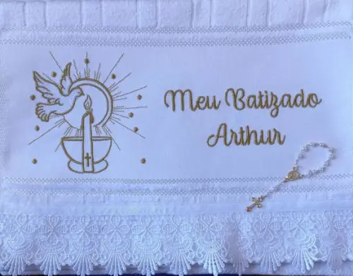Toalhinha para Batizado