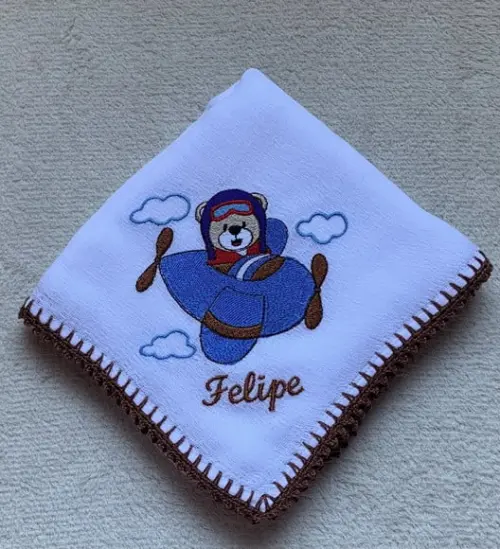 Fralda de Boca Urso Aviador