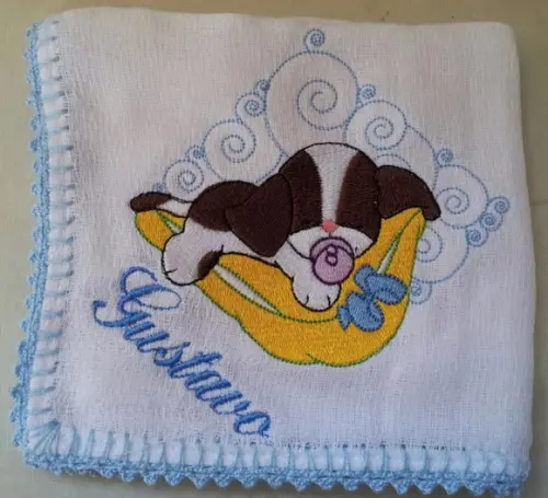 Fralda de Passeio Personalizada Menino