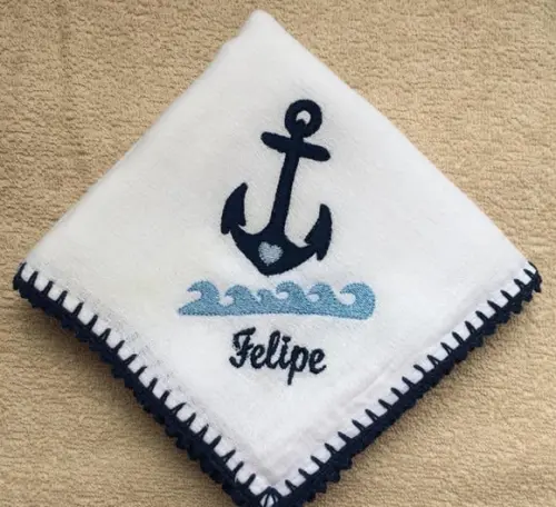 Fralda de Passeio Personalizada Menino