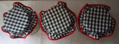 Jogo de Tampas Decorativas para Potes