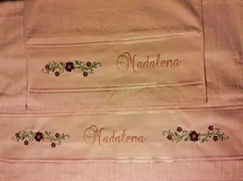 Jogo de Toalhas Personalizadas Feminino