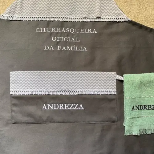 Kit Avental e Bandana para Churrasqueiro Cozinheiro