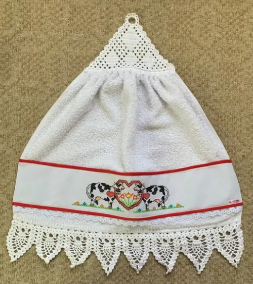 Kit de Bate Mão e Pano de Prato Personalizado