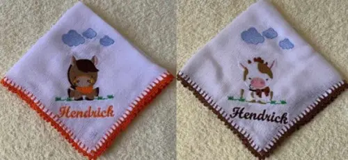 Kit Fraldas de Passeio Bordada Fazendinha