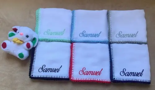 Kit Fraldas de Passeio Bordadas com Nome