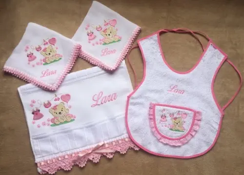 Kit para Bebê Personalizado Ursa