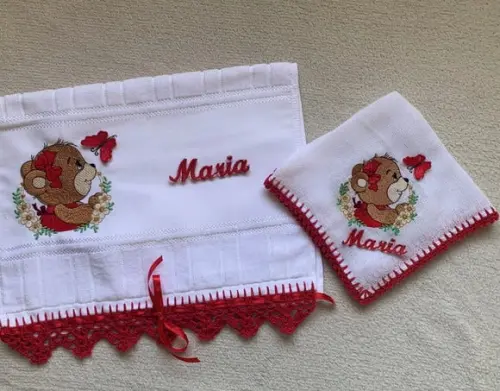 Kit Toalhinha e Fralda de Boca Ursa