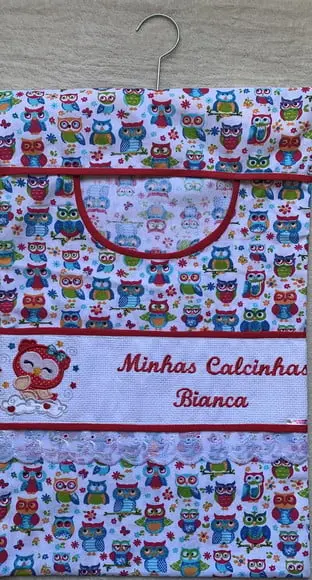 Porta calcinhas corujinha