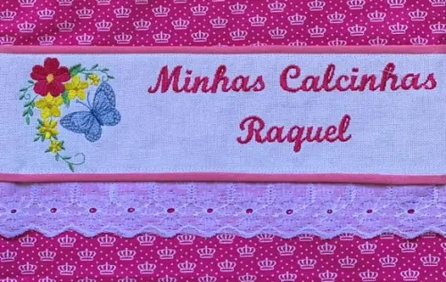 Porta Calcinhas Adulto Rosa