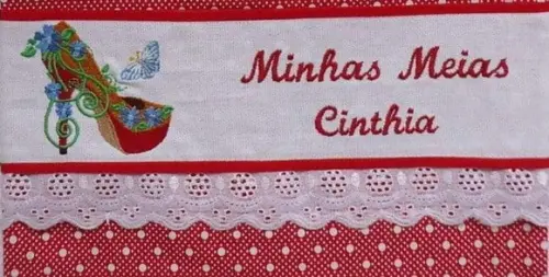 Porta Meias Adulto Feminino Personalizado
