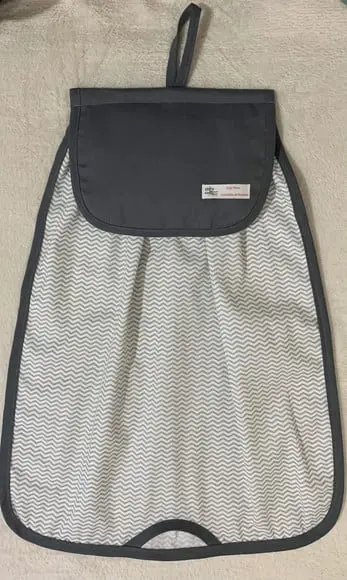 Puxa Saco Cinza Chevron