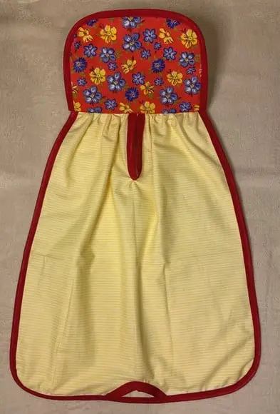 Puxa Saco sem Elástico Amarelo e Vermelho