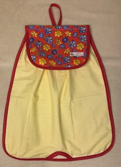 Puxa Saco sem Elástico Amarelo e Vermelho