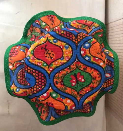 Tampinhas Decorativas em Tecido para Potes