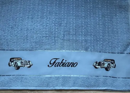 Toalha de Banho Bordada Masculino