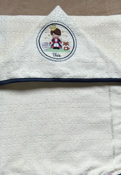 Toalha de Banho com Capuz Pequeno Príncipe