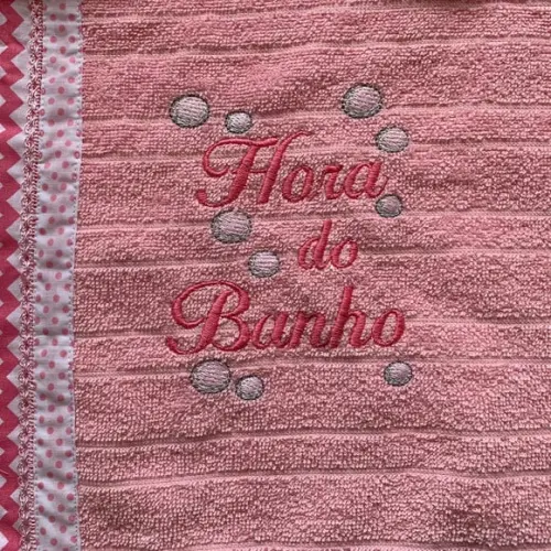 Toalha de Banho Infantil com Capuz Chuva de Amor Menina